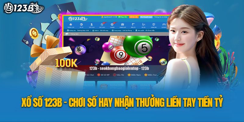 Cách thức quay số và trả thưởng xổ số 123B